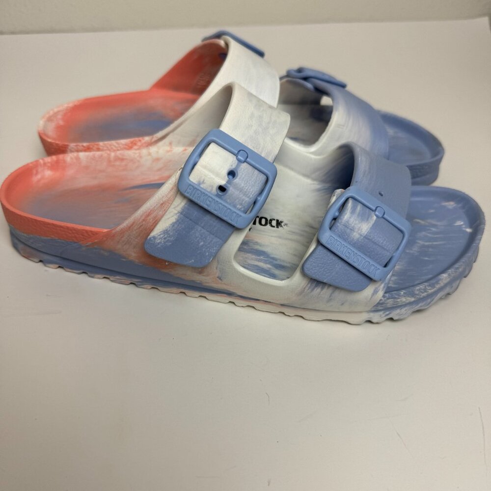 Birkenstock Arizona Essentials Eva  White Blue  PeSandalsSize EU 39 Like NEW